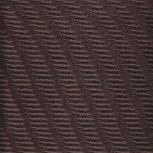 Dark brown fabric with a repeating zigzag pattern.