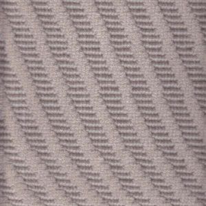 Light gray fabric with a diagonal, textured pattern of small, horizontal lines.