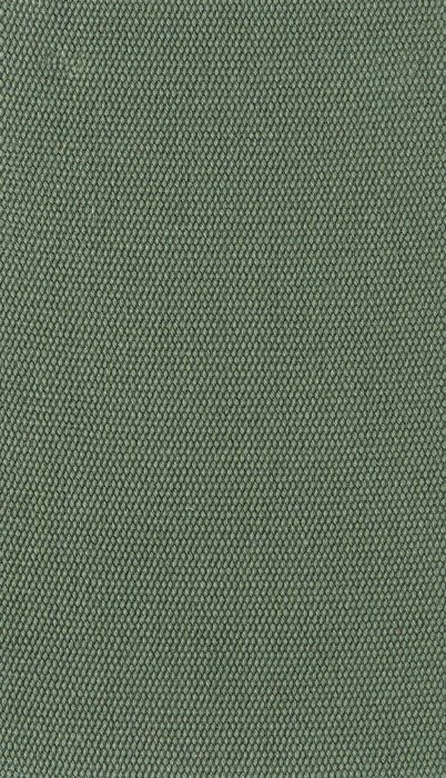 Close-up of olive green woven fabric.