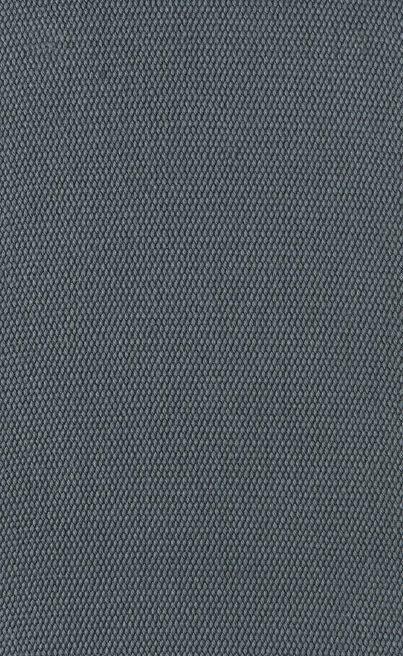 Close-up of a blue-gray woven fabric texture with a slightly uneven surface.