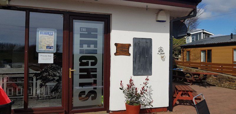 The Heights Bar Diner at Middlemuir Heights Holiday Park, Tarbolton, Ayrshire