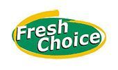 The fresh choice logo is green and yellow and says `` fresh choice ''.