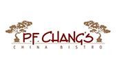 The logo for p.f. chang 's china bistro has two trees on it.