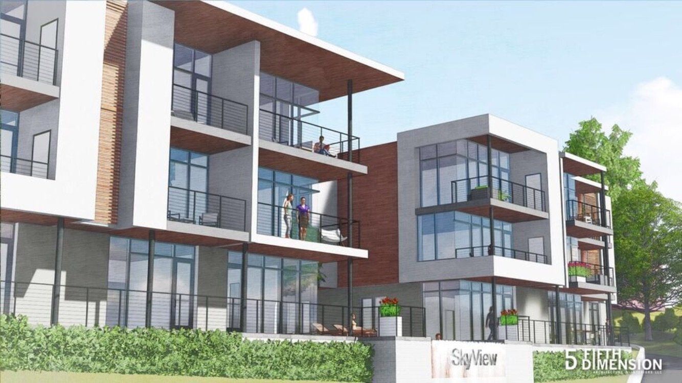 A rendering of the exterior