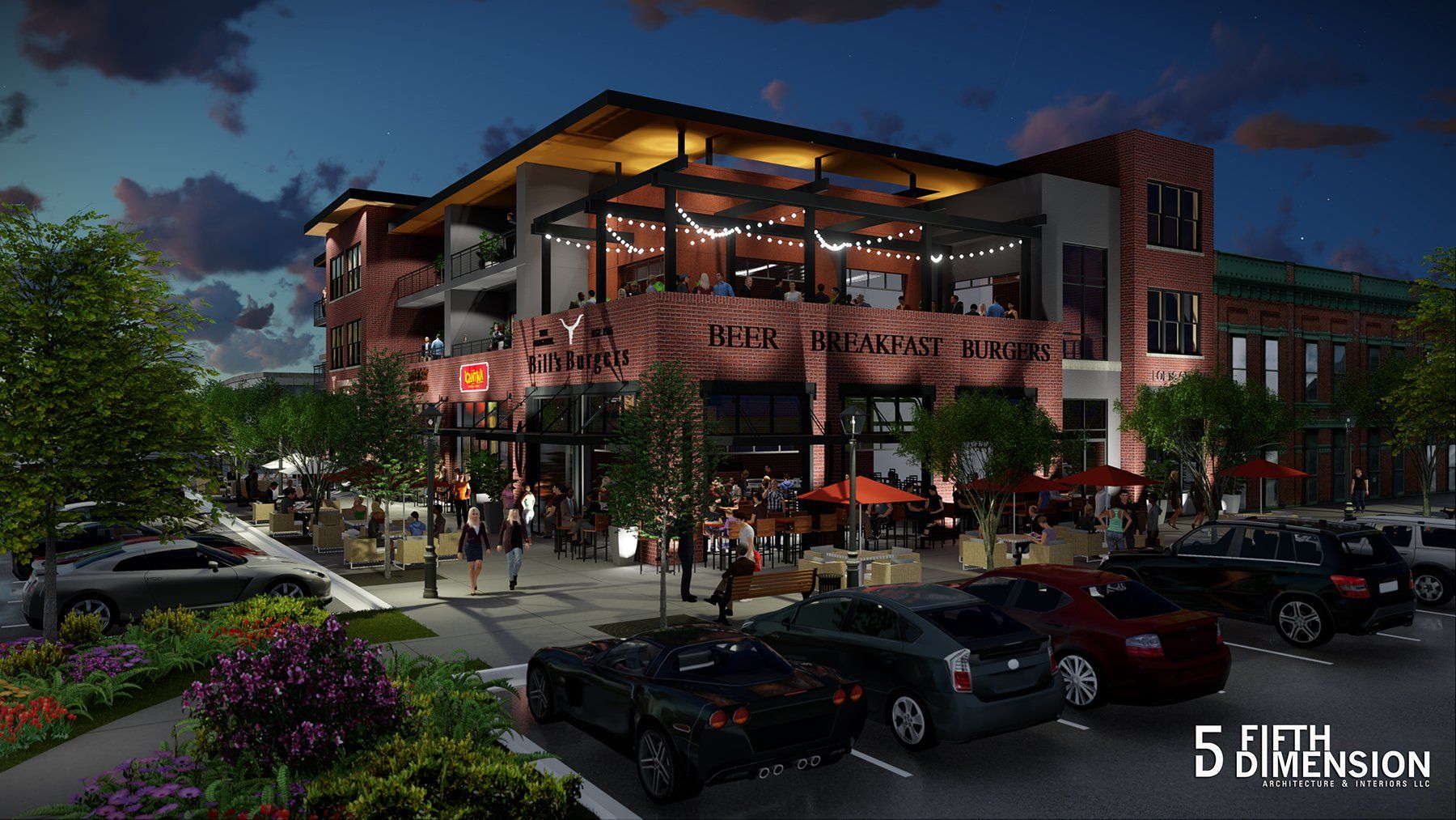 A rendering of the exterior