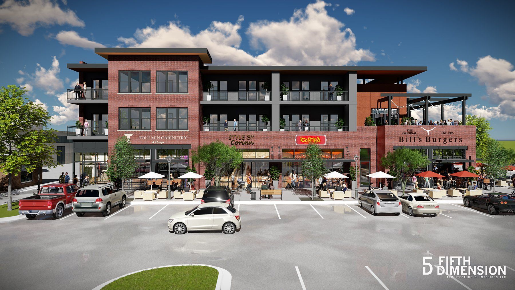 A rendering of the exterior