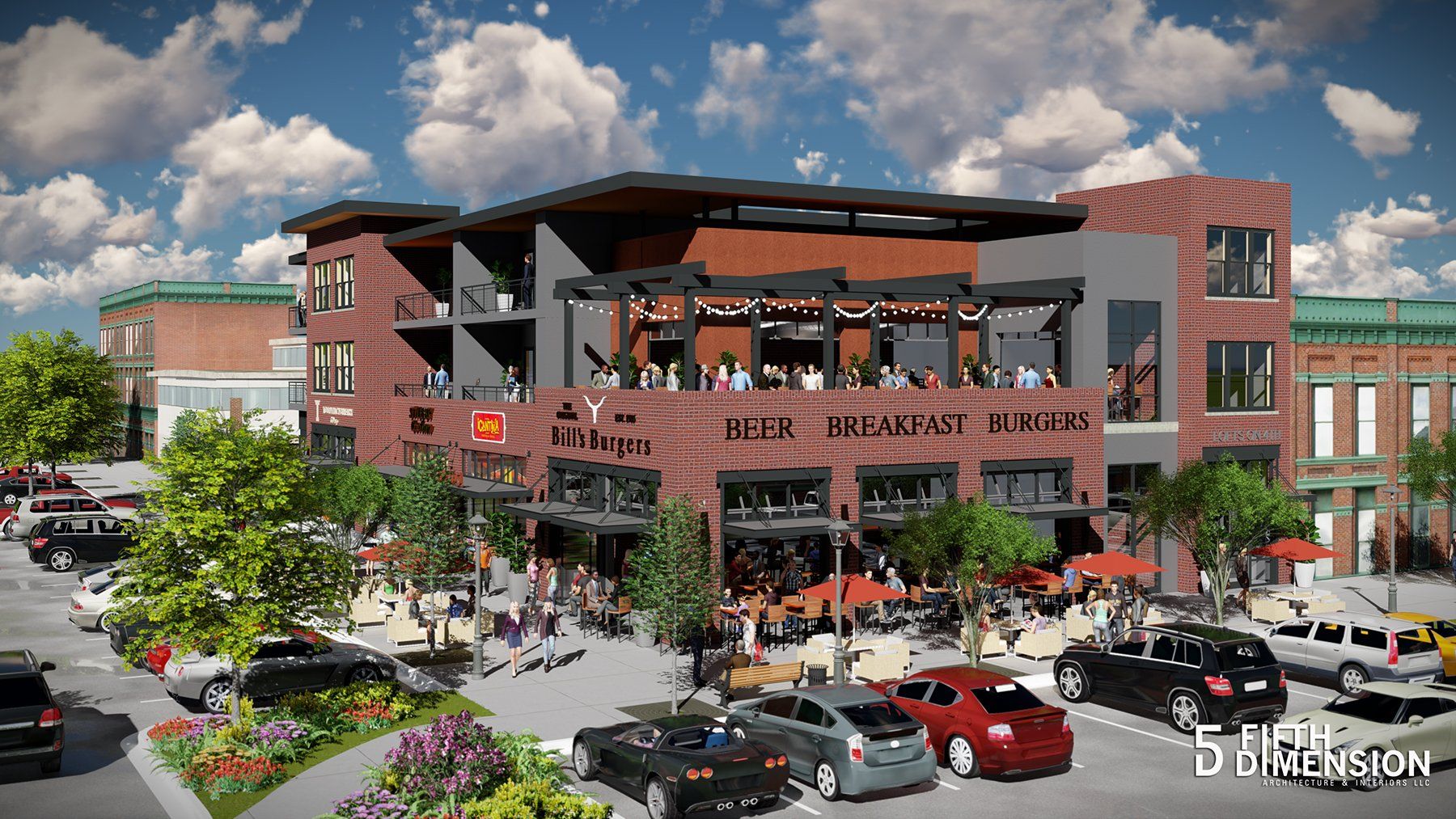 A rendering of the exterior