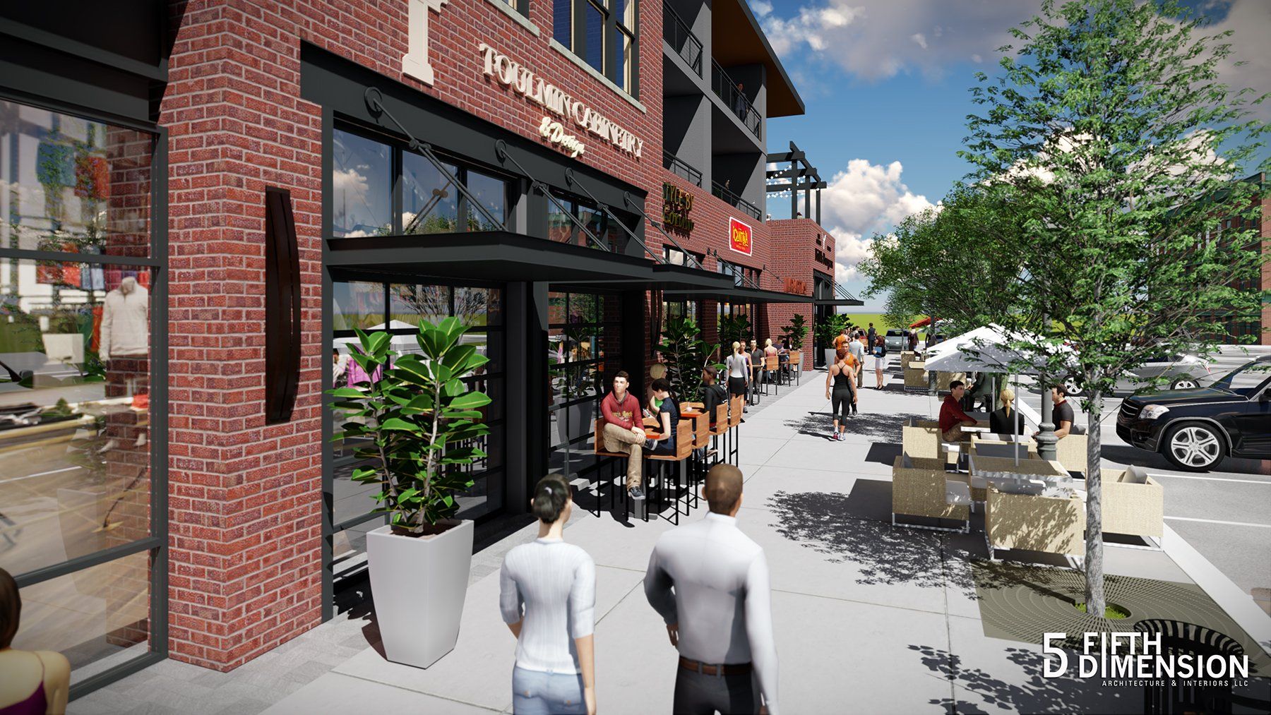 A rendering of the exterior