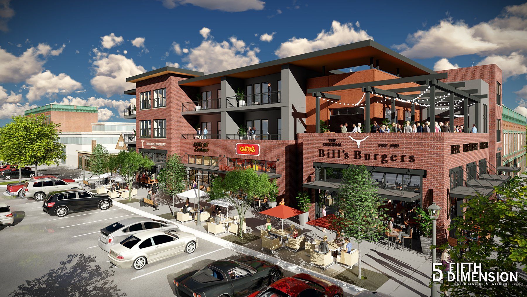 A rendering of the exterior