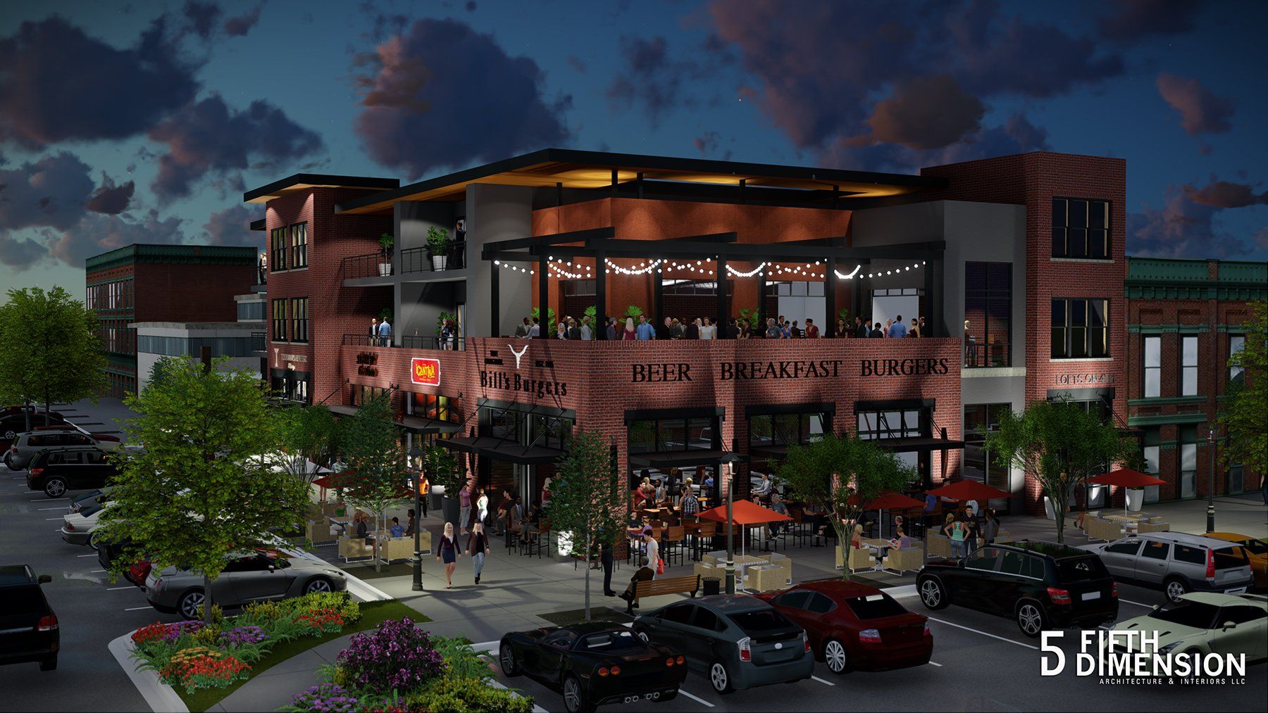 A rendering of the exterior