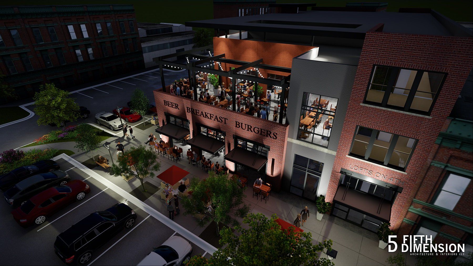 A rendering of the exterior