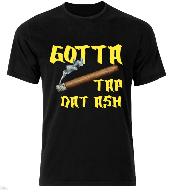 A black shirt that says cigars solve most of my problems whiskey does the rest