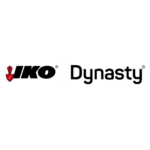 IKO Dynasty logo with red and black text on white background.