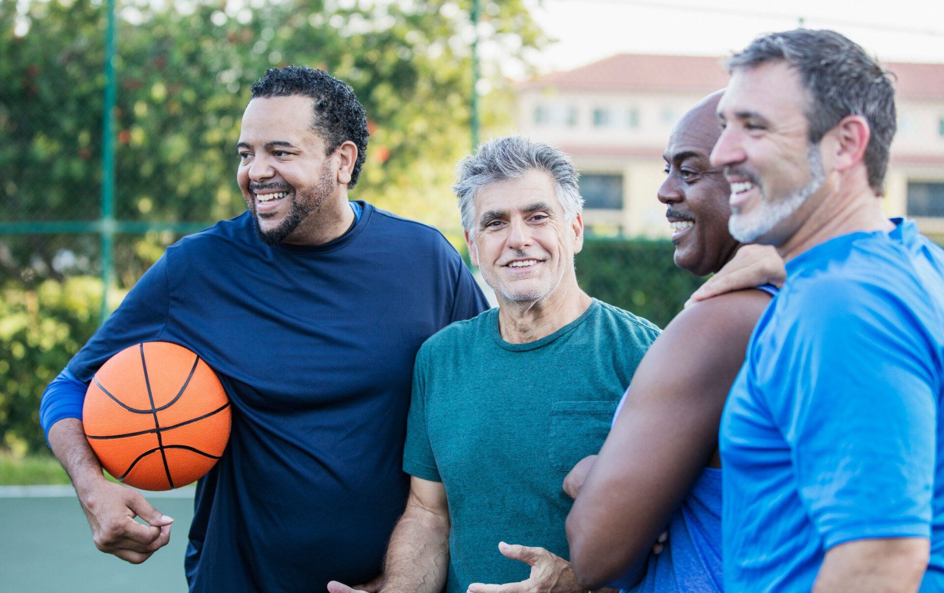 Happy Men Playing Basketball | Little Rock, AR | Serenity Park Recovery Center