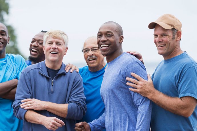 A Group Of Happy Men | Little Rock, AR | Serenity Park Recovery Center