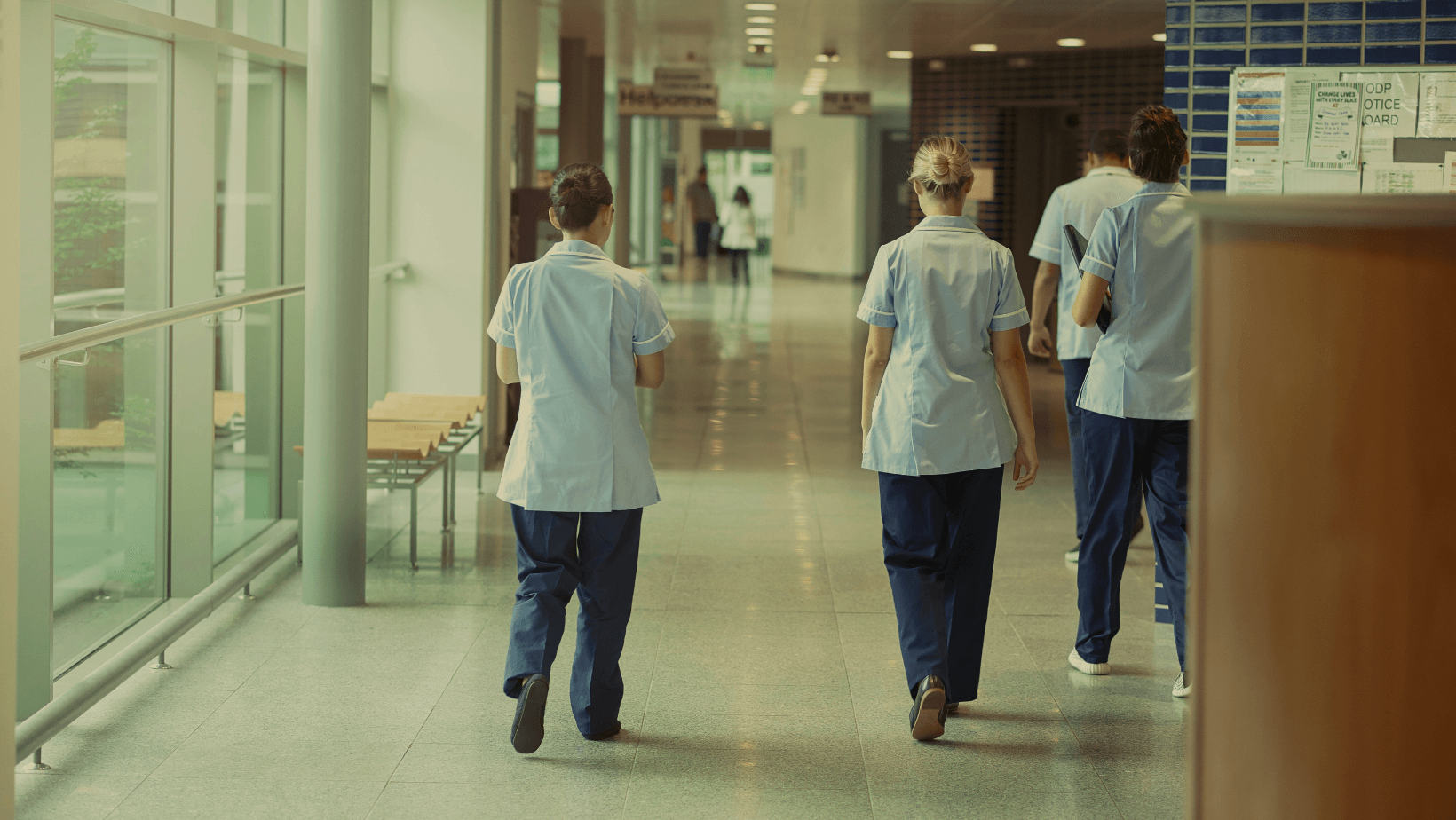 Doctors Nurses Hallway