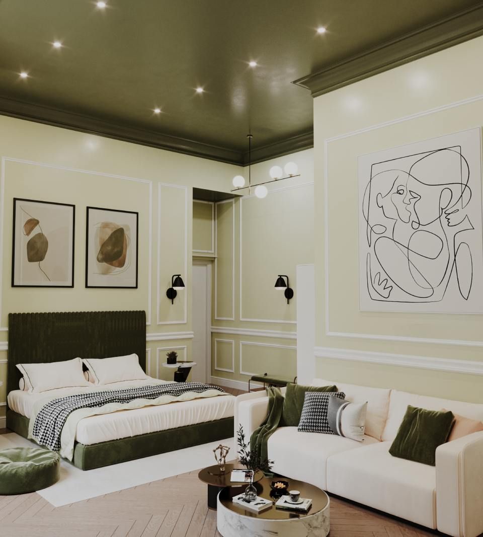 interni con stucchi decorativi