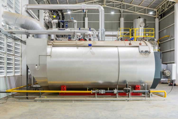 Gas-boilers-in-gas-boiler-room-for-steam-production