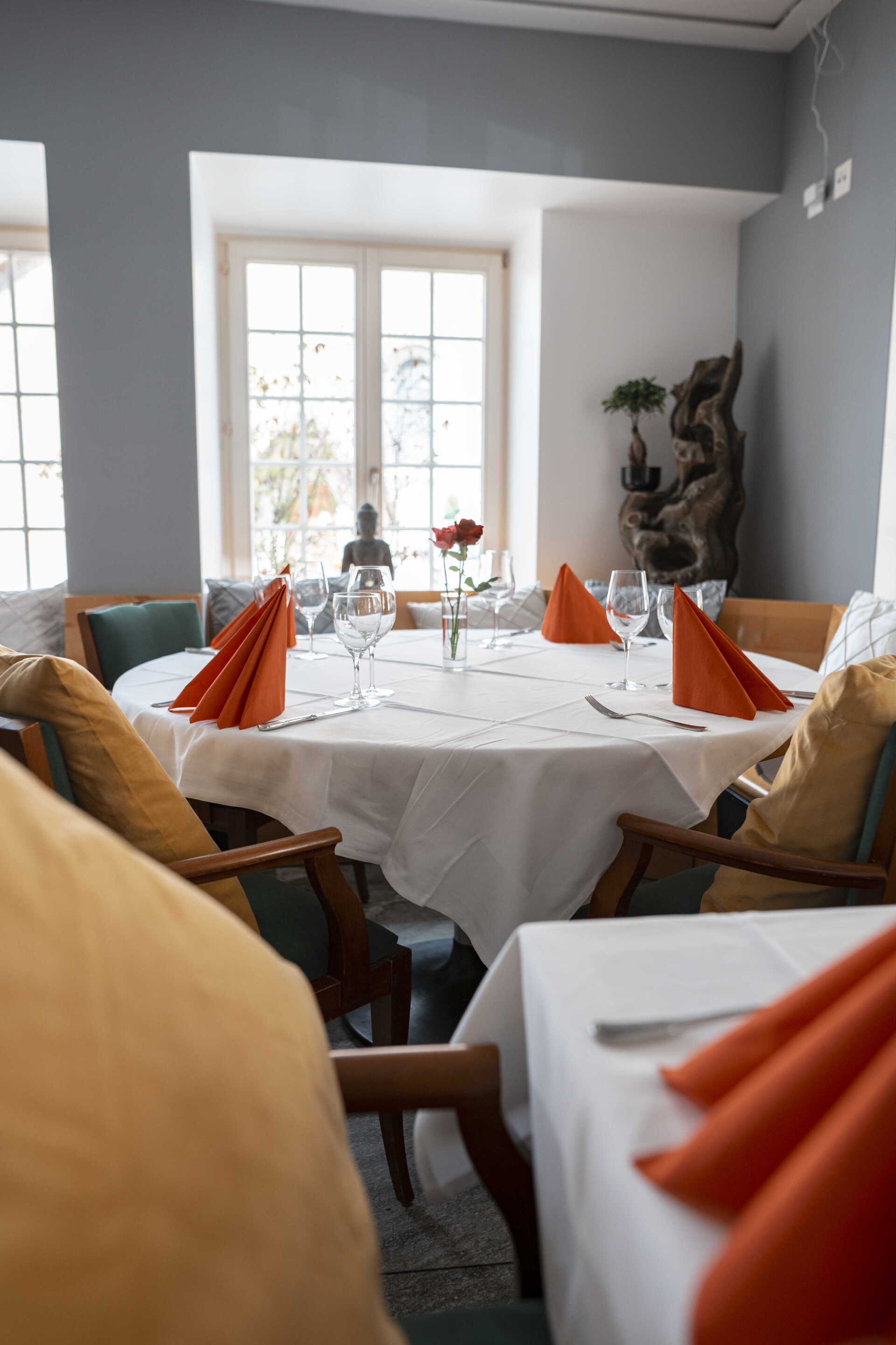 Restaurant, grande salle de réception