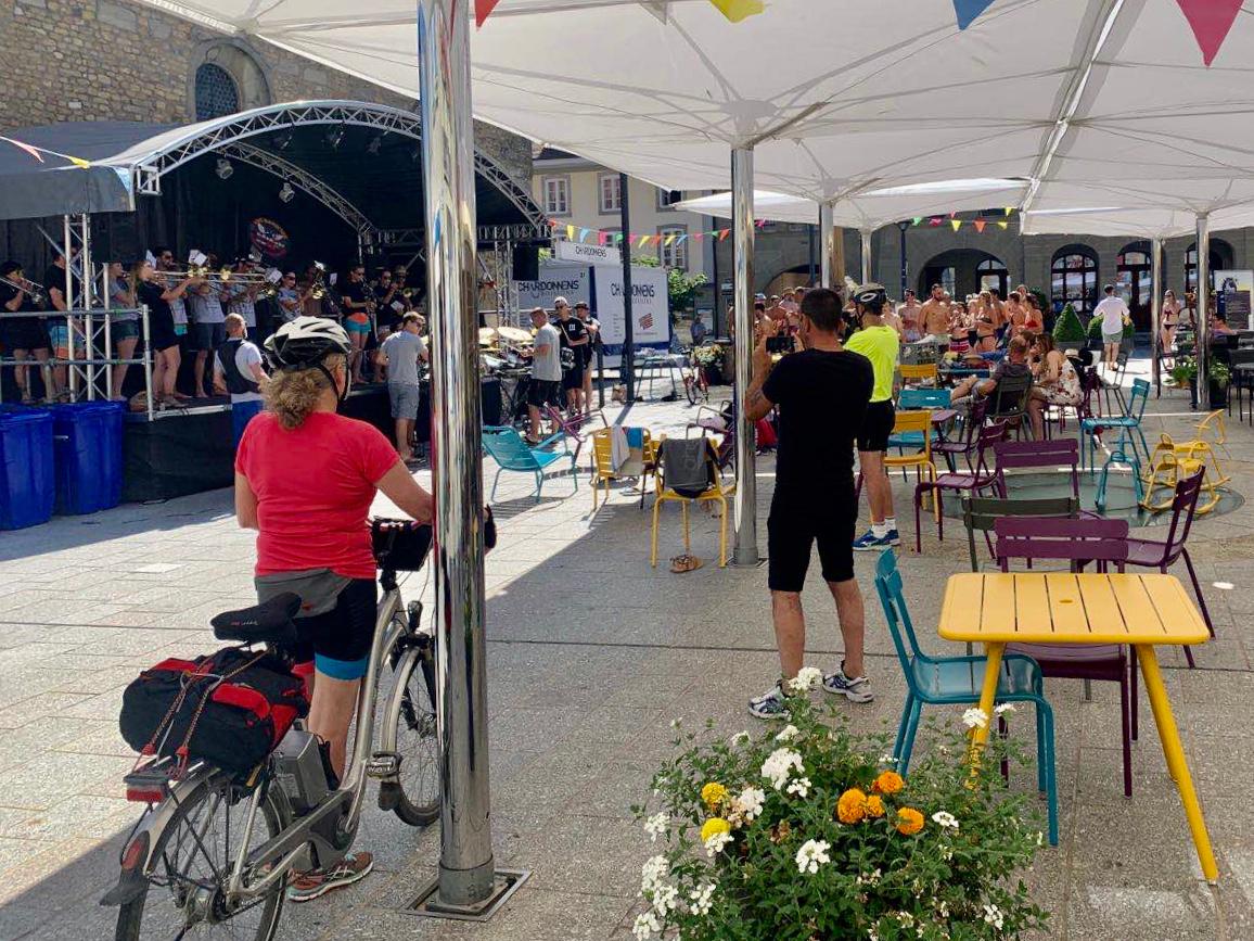 Course de vélos à Avenches