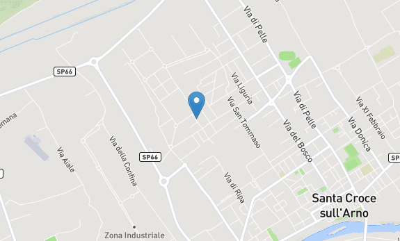 mappa per raggiungere la conceria