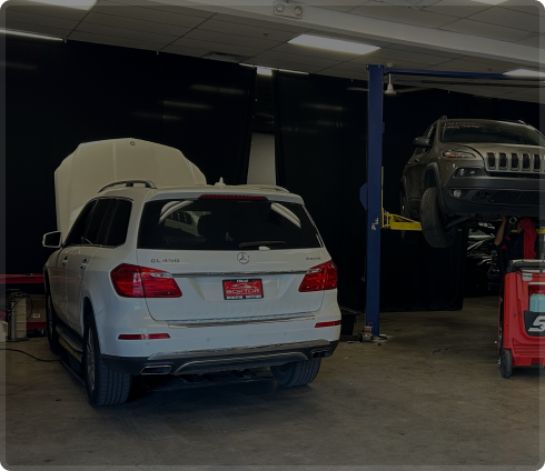 Car In Garage | Vegas Auto Repair & Service