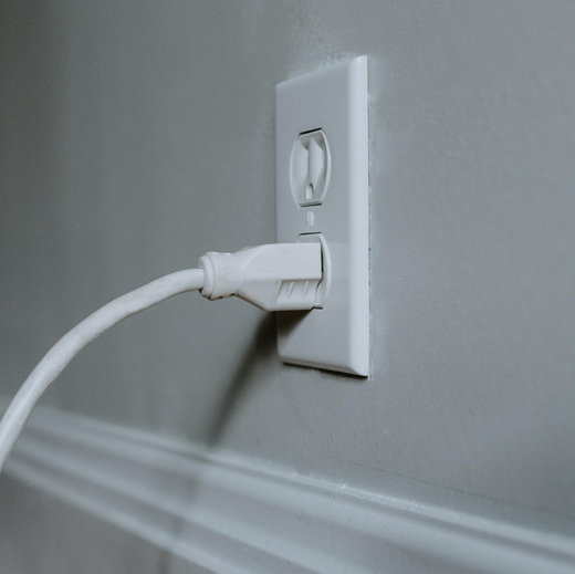 plug in a wall outlet