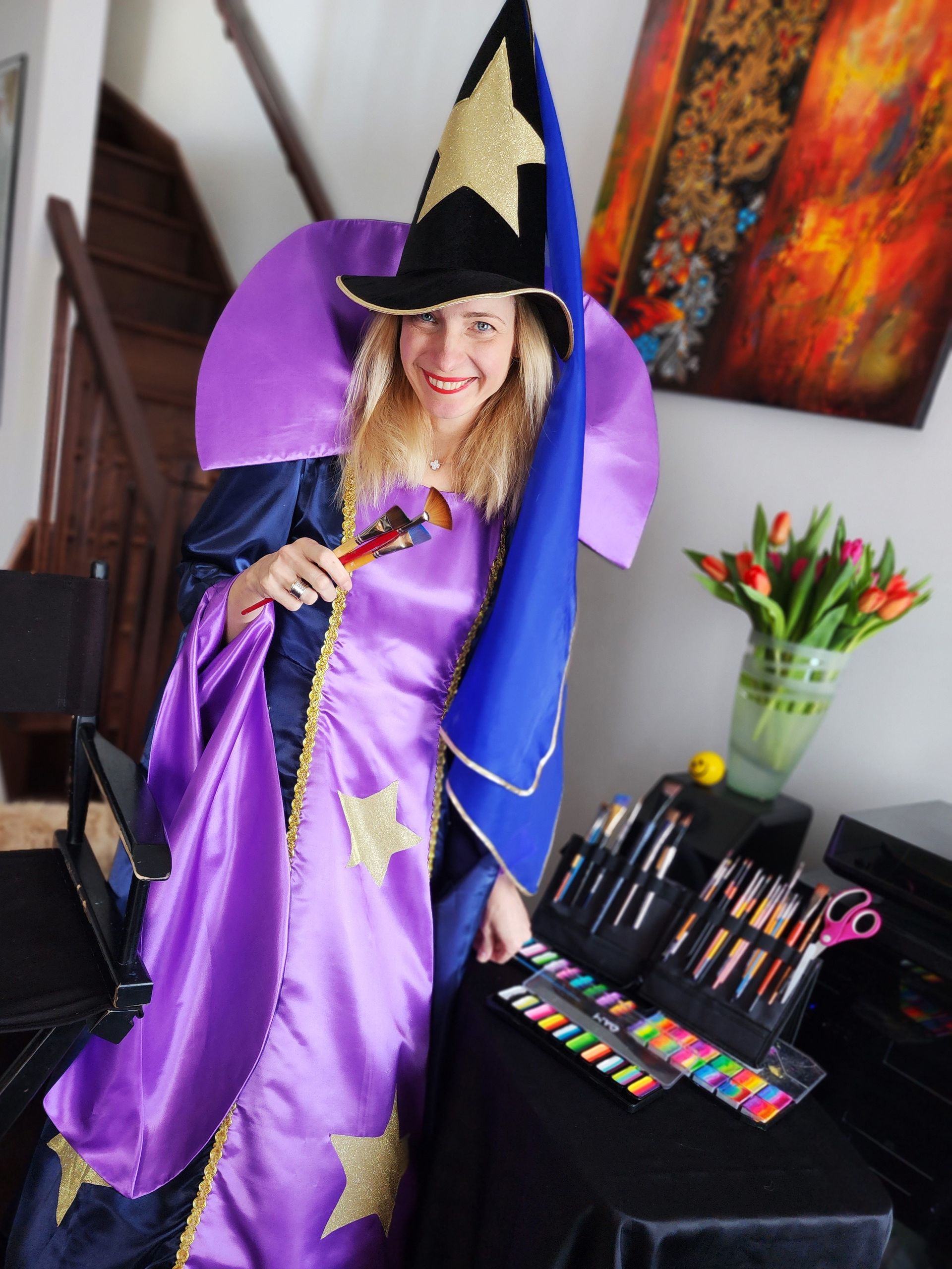 Halloween face painting 