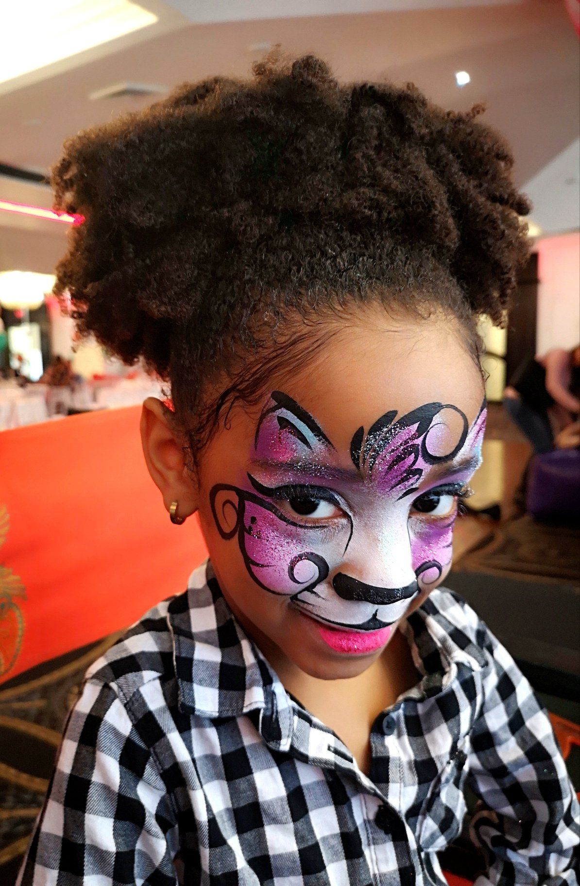 Stage face paint for the performers 