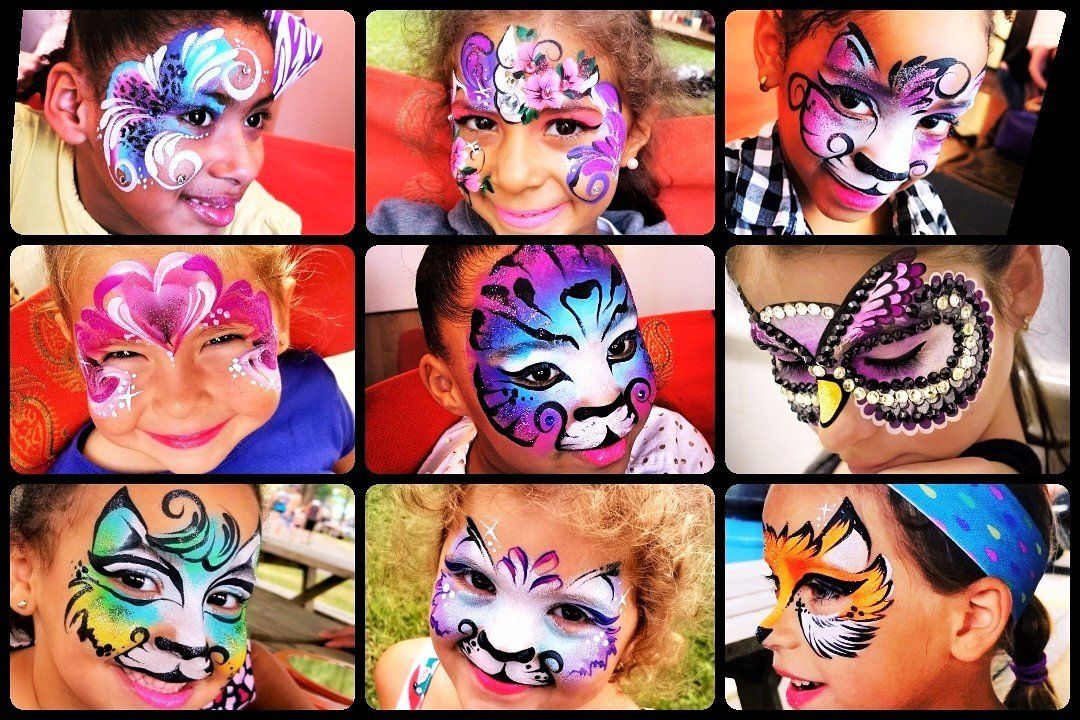 face painting in Montreal, kids face painting