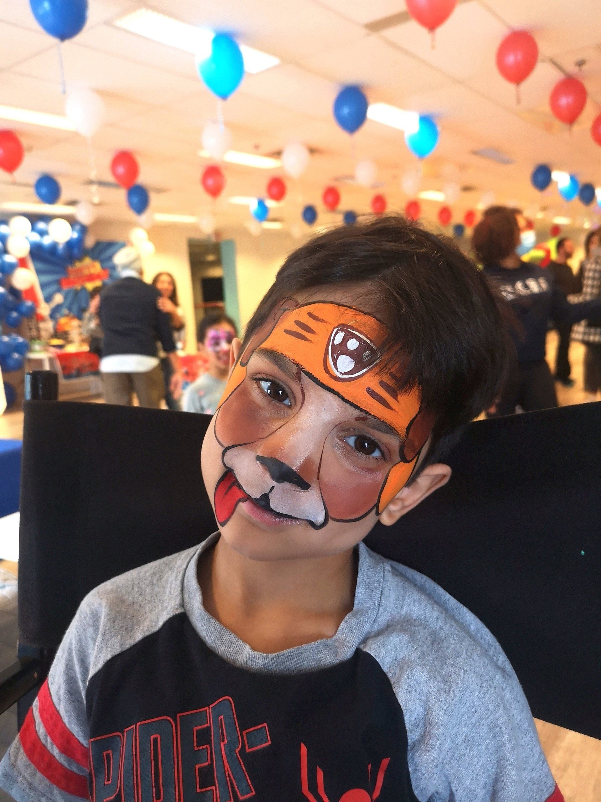Birthday party entertainment for kids. Face painting Path patrol theme