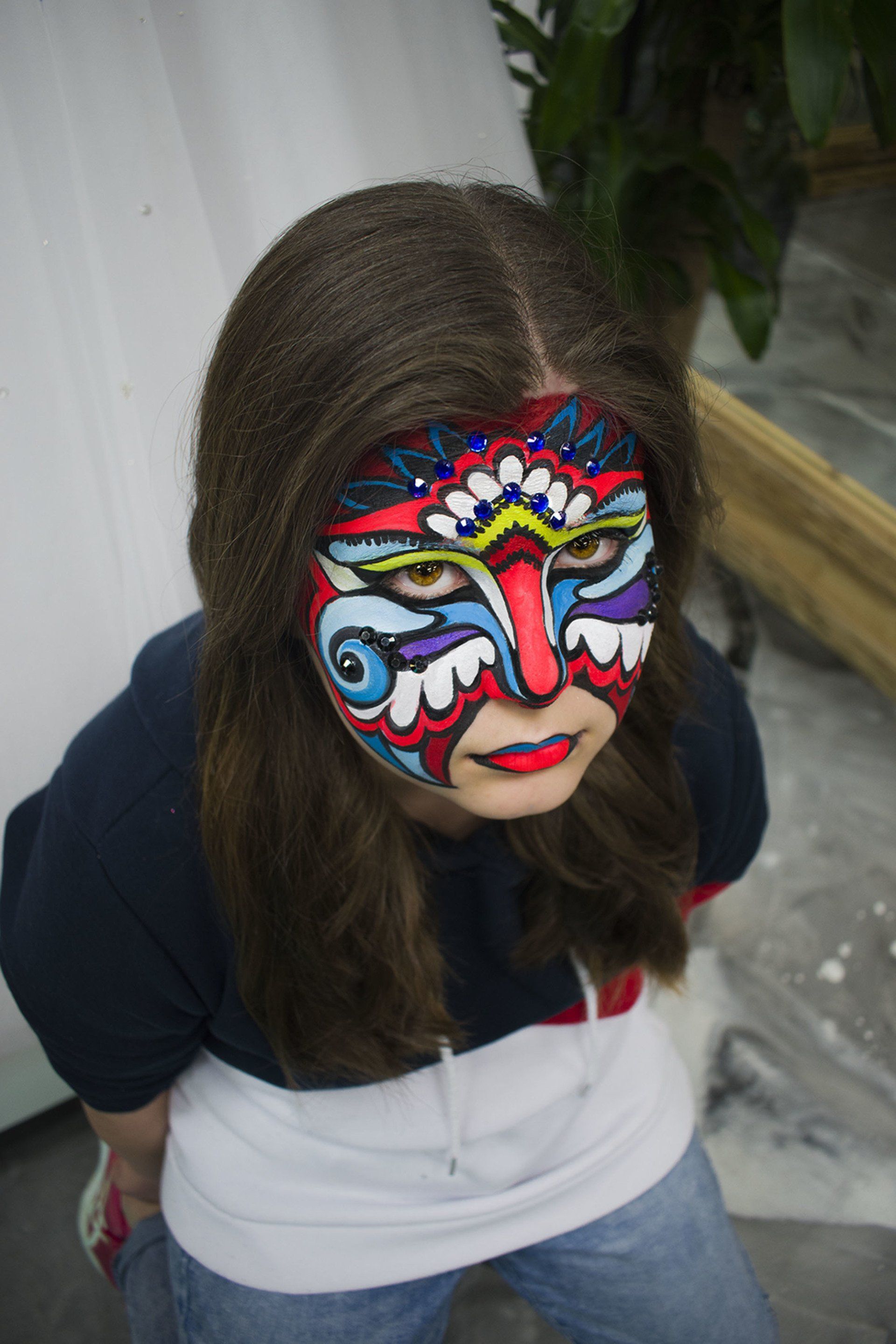 Stage makeup for kids performance