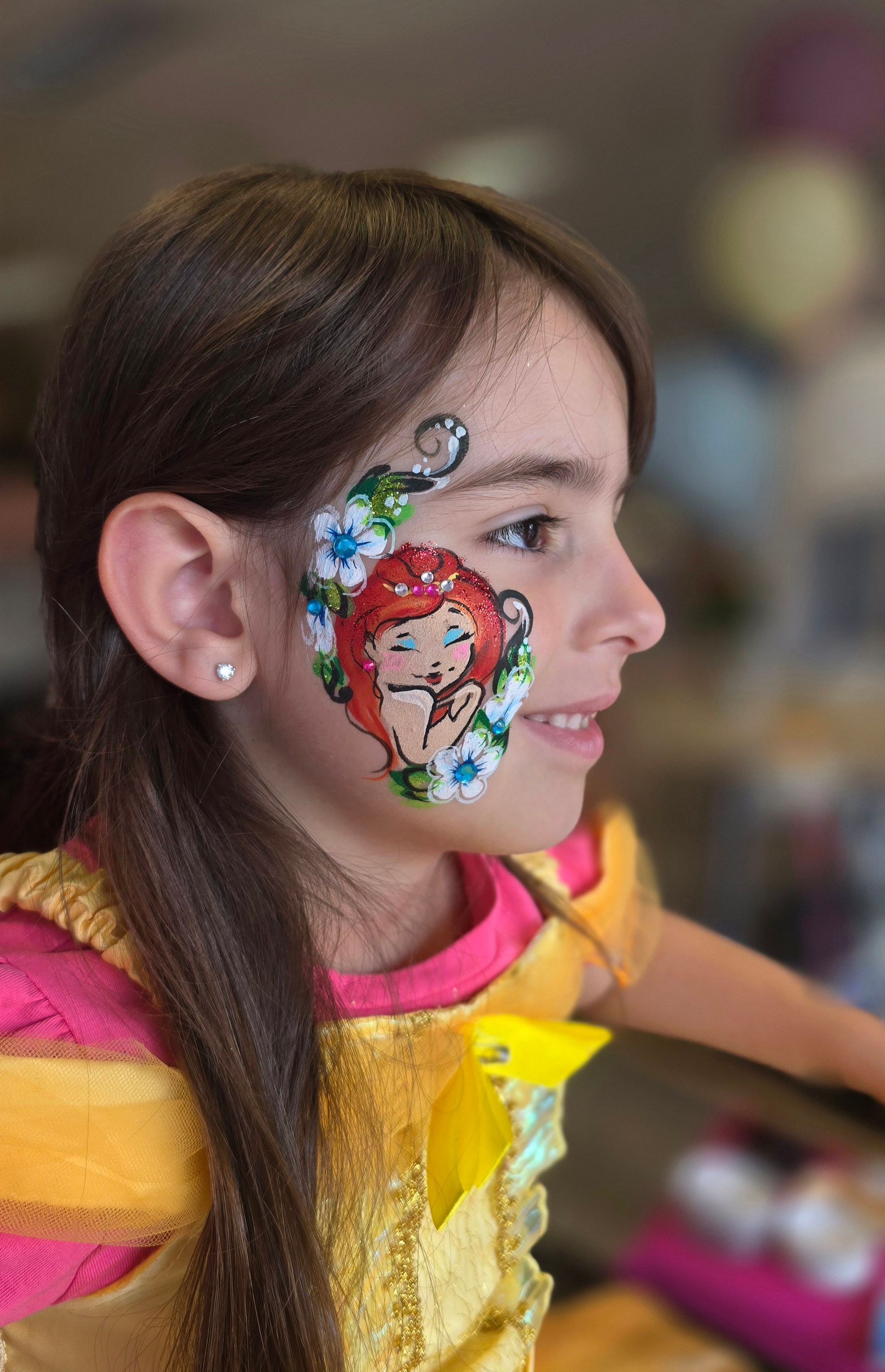 Face Painting mermaid design