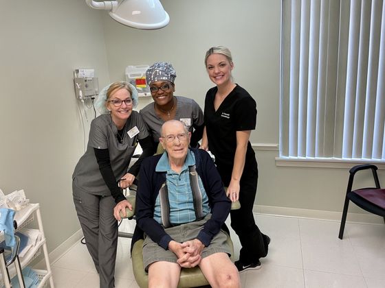 Providers at Skin Cancer Center of Florida with a Patient