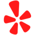 A red flower with five petals on a white background