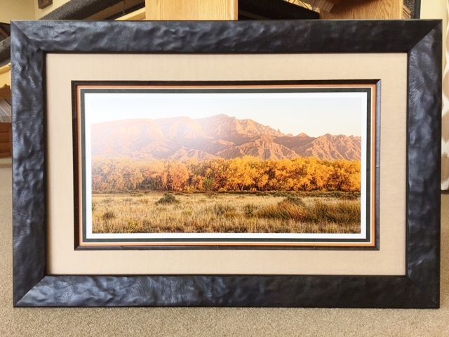 Framed art landscape