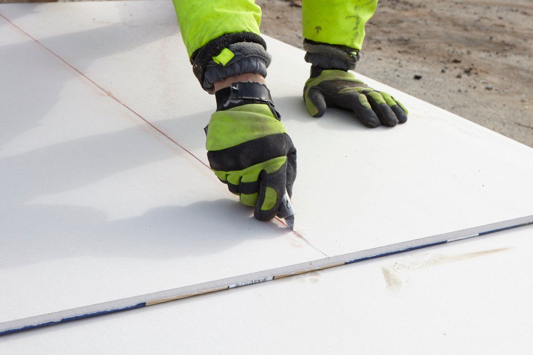 Cutting Tiles ─ Milwaukee, WI ─ Kotze Construction Co., Inc.