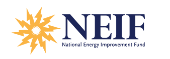 A logo for the neif national energy improvement fund