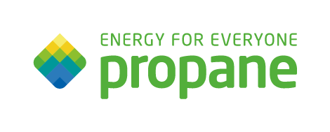 The logo for energy for everyone propane is green and blue.