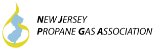 The logo for the new jersey propane gas association