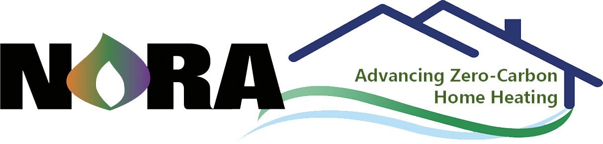 The logo for nora advanced zero carbon home heating