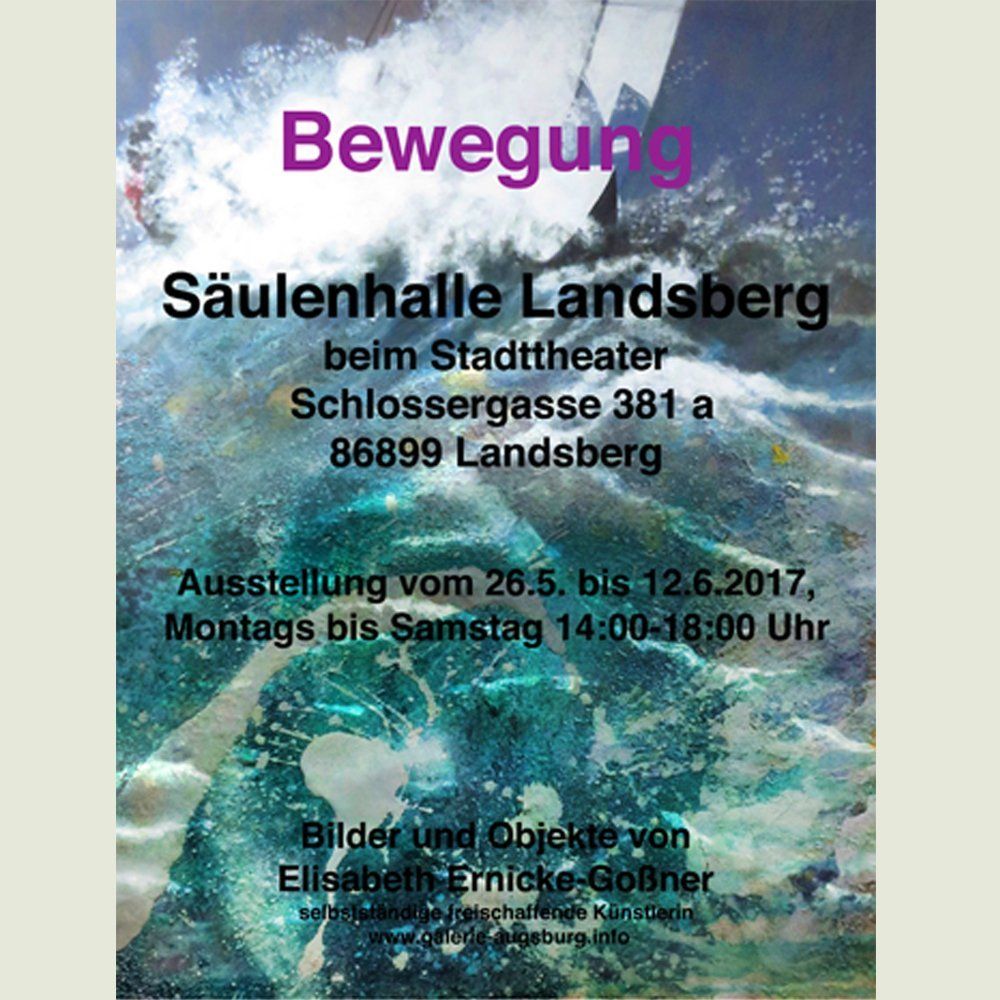 Schiff, Bild, Woge, Drachen, Meer, Acryl, Leinwand, Elisabeth Ernicke-Goßner,Bild, Plakat, Ausstellung, Bewegung, 2017,Elisabeth Ernicke-Goßner
