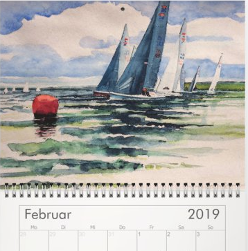 Kalender-2019-Segeln-Aquarell-Elisabeth-Ernicke-Goßner