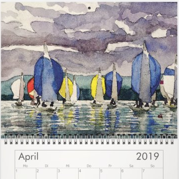 Kalender-2019-Segeln-Aquarell-Elisabeth-Ernicke-Goßner