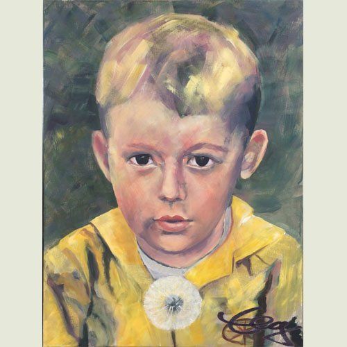 Bild, Portrait, Porträt, Kopf, Öl, Acryl, Leinwand,Gesicht , Elisabeth Ernicke-Goßner