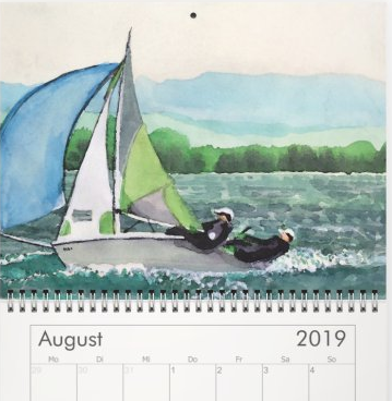 Kalender-2019-Segeln-Aquarell-Elisabeth-Ernicke-Goßner