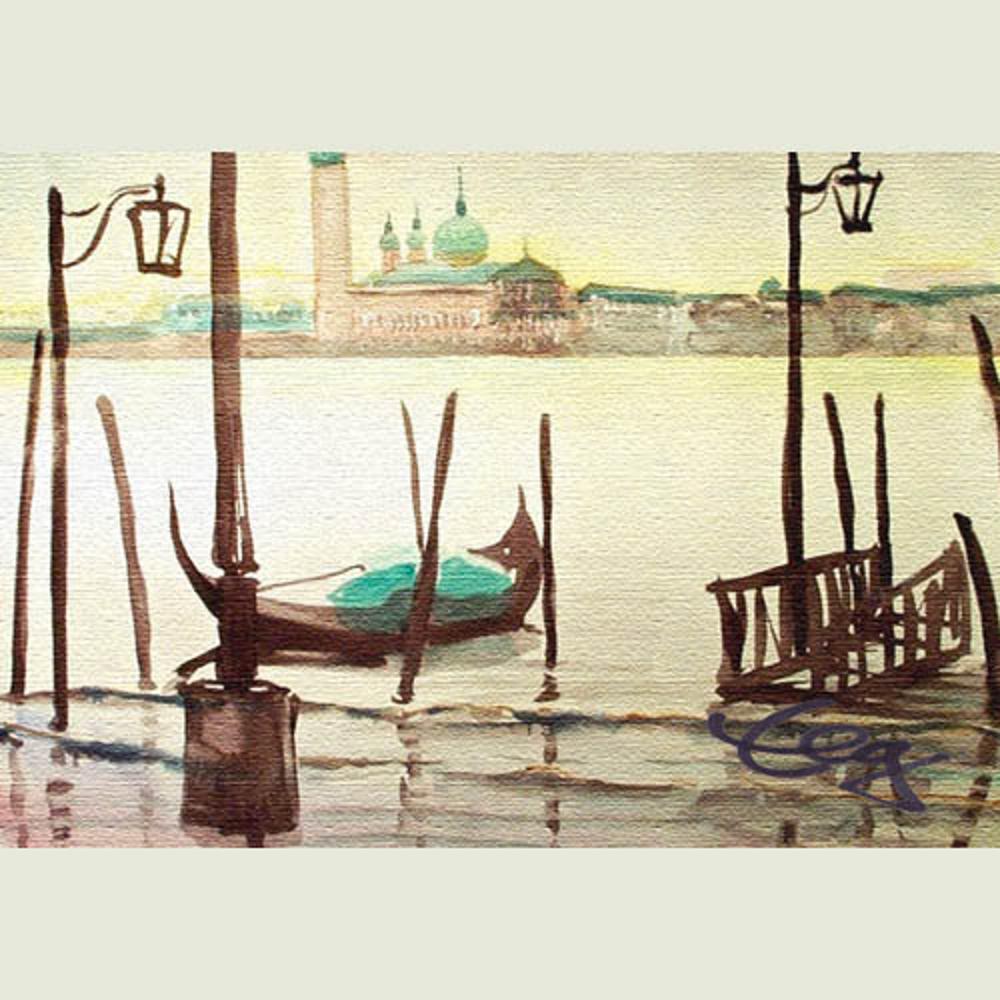 Bild, Venedig,  Aquarell, Elisabeth Ernicke-Goßner