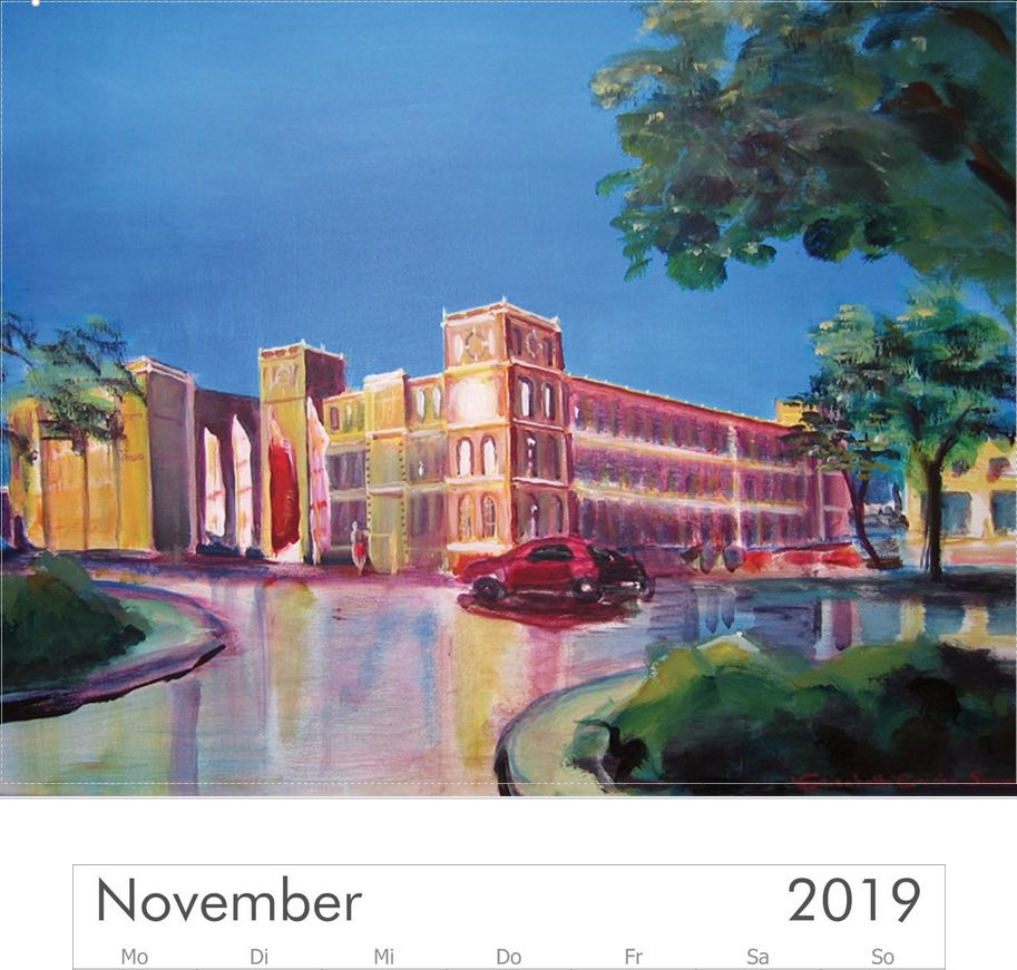 Kalender-2019-Augsburg-Aquarell-Elisabeth-Ernicke-Goßner