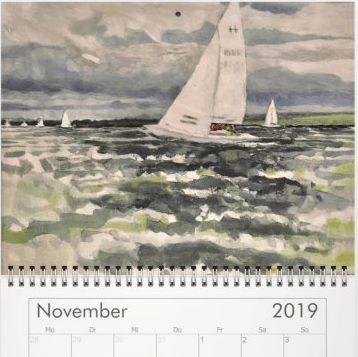 Kalender-2019-Segeln-Aquarell-Elisabeth-Ernicke-Goßner