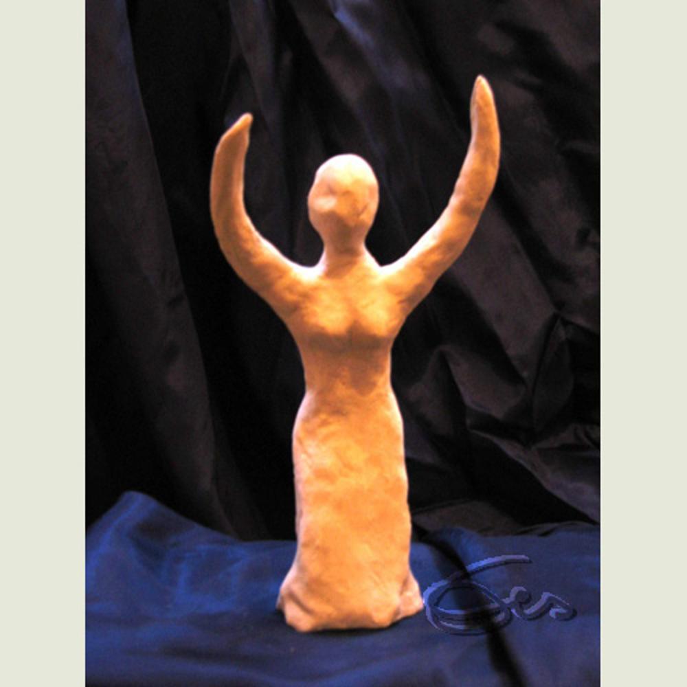 Figur, Ton, Keramik, Paar, Liebe, Elisabeth Ernicke-Goßner